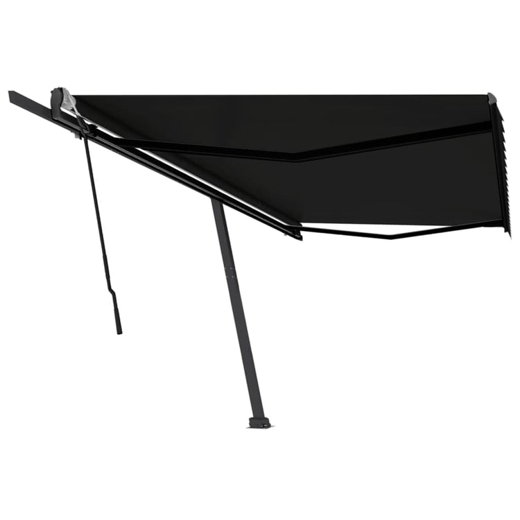Vidaxl Luifel détaché étend manuellement l'anthracite 500x300 cm
