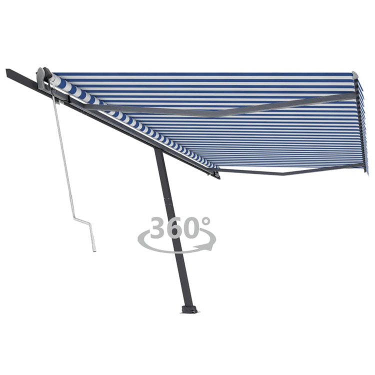 Vidaxl Laifel Free - Automatic 500x300 cm Bleu et blanc