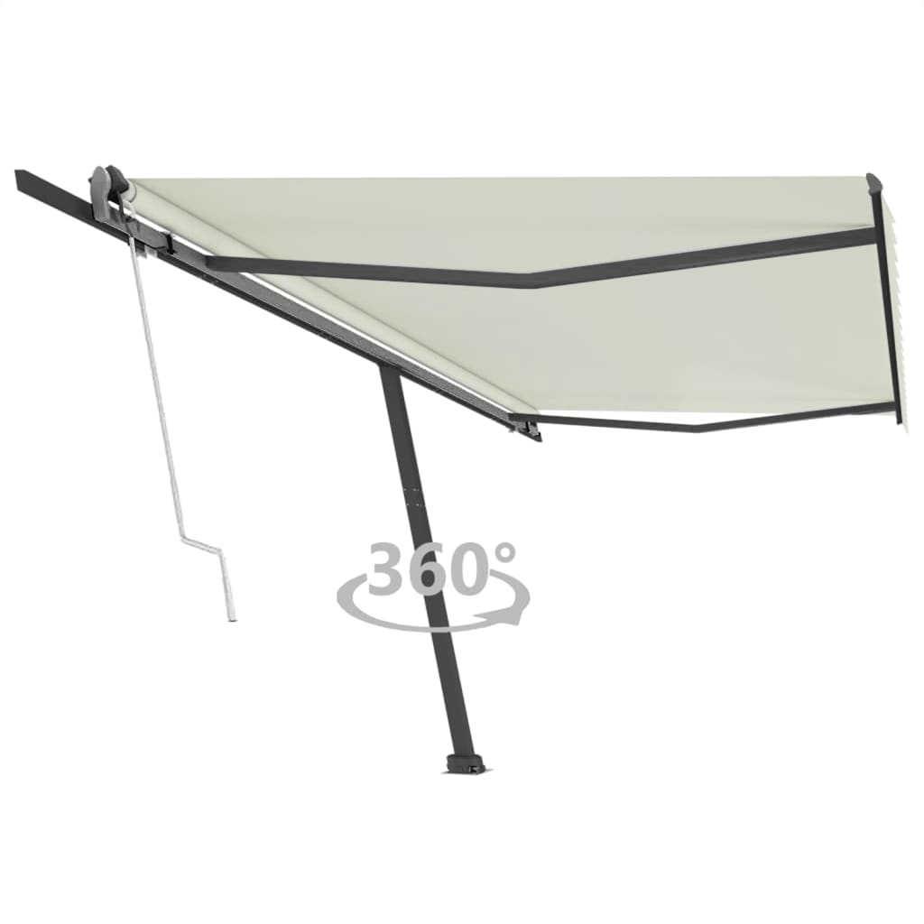 Vidaxl Luifel - Crème automatique 500x300 cm