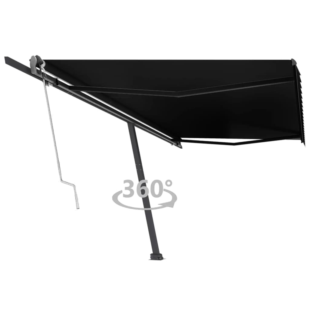 Vidaxl Luifel - Anthracite automatique 500x300 cm