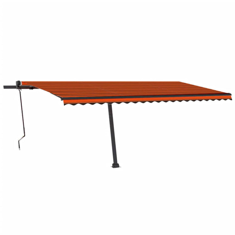 Vidaxl Laifel GRATUITE - Automatique 500x300 cm Orange et brun