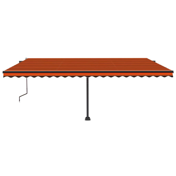 Vidaxl Laifel GRATUITE - Automatique 500x300 cm Orange et brun