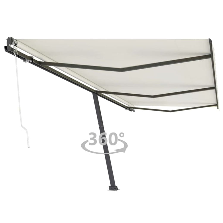 Vidaxl Luifel - Crème automatique 600x300 cm