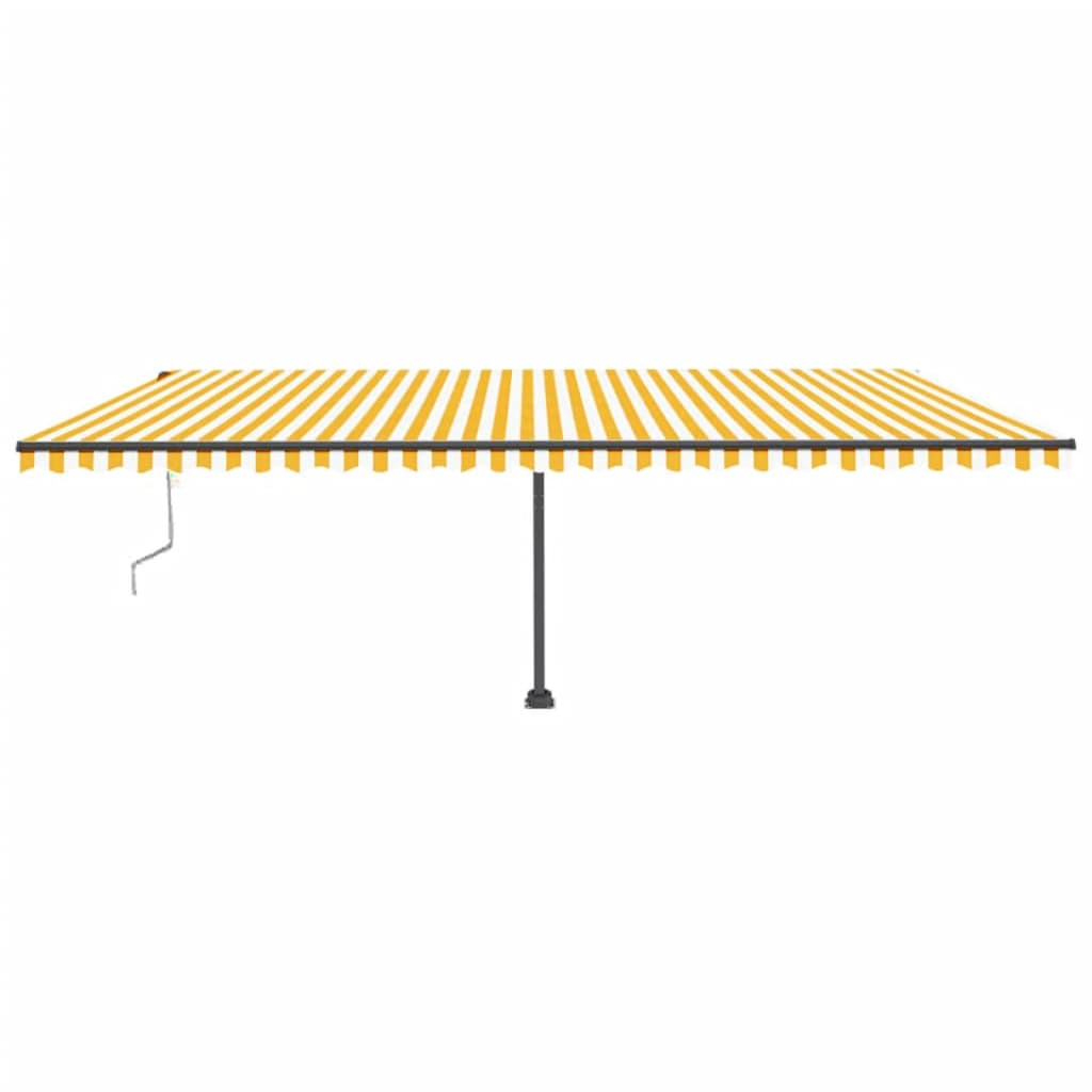 Vidaxl Luifel - Free - Automatique 600x300 cm jaune et blanc