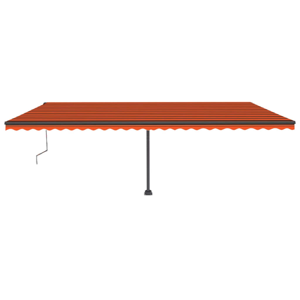 Vidaxl Laifel gratuite - 600x300 cm d'orange et marron