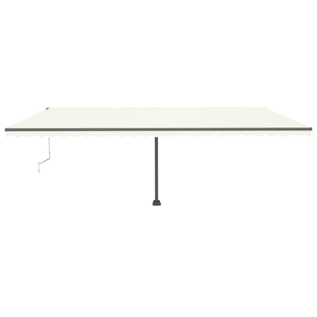Vidaxl Luifel Automatique avec led et capteur de vent 600x300 cm couleur crème