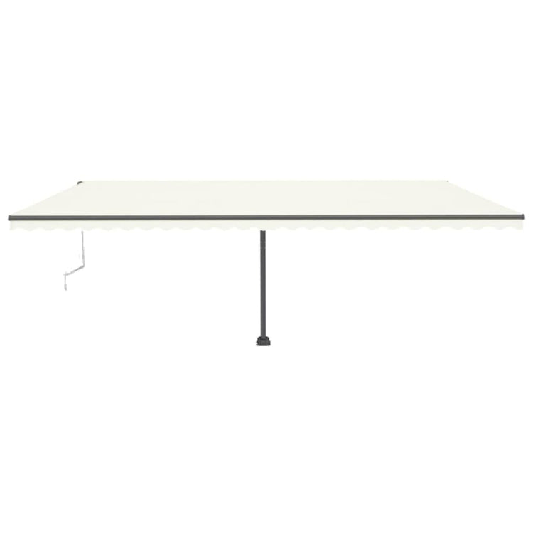Vidaxl Luifel Automatique avec led et capteur de vent 600x300 cm couleur crème