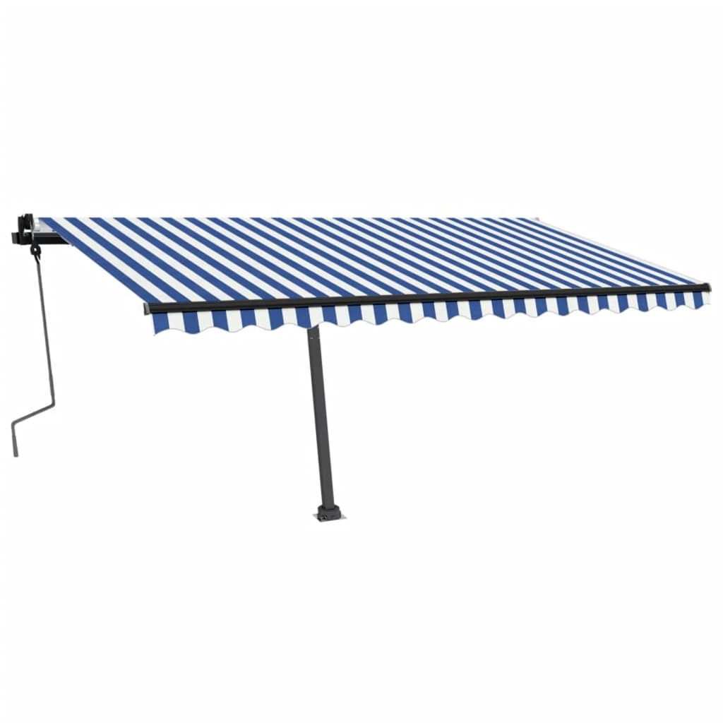 Vidaxl Laifel détaché retire manuellement 400x350 cm bleu et blanc
