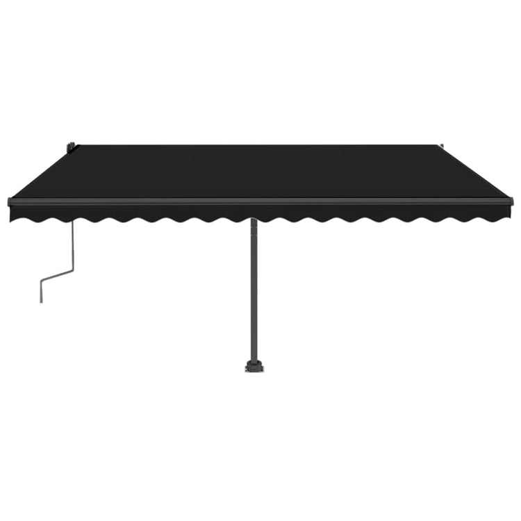 Vidaxl Luifel détaché étend manuellement l'anthracite 400x350 cm
