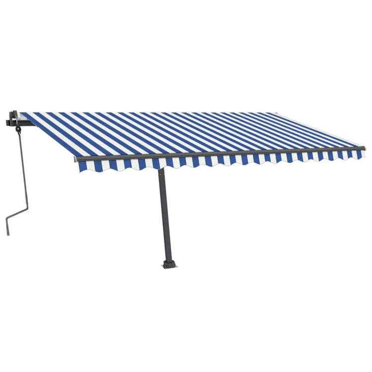 Vidaxl Laifel détaché retirer manuellement 450x350 cm bleu et blanc
