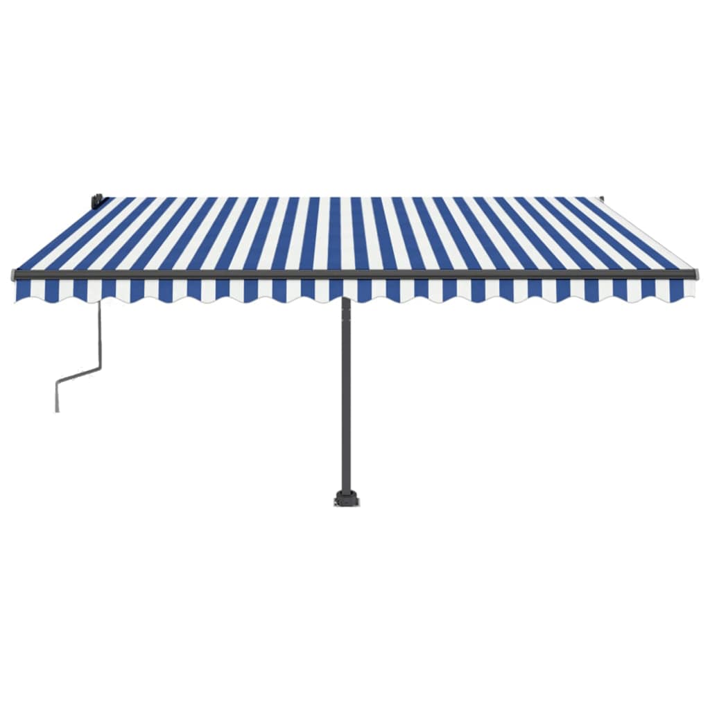 Vidaxl Laifel détaché retirer manuellement 450x350 cm bleu et blanc