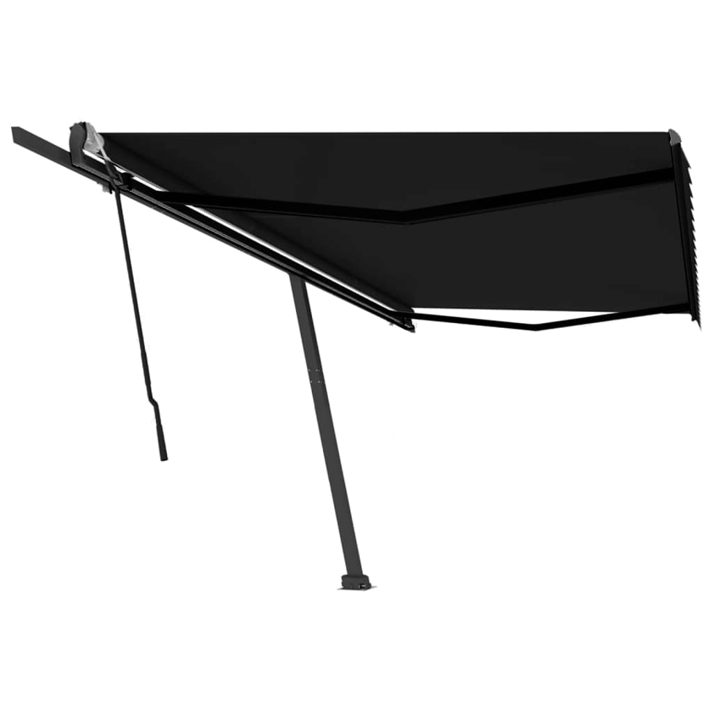 Vidaxl Luifel détaché étend manuellement l'anthracite 500x350 cm