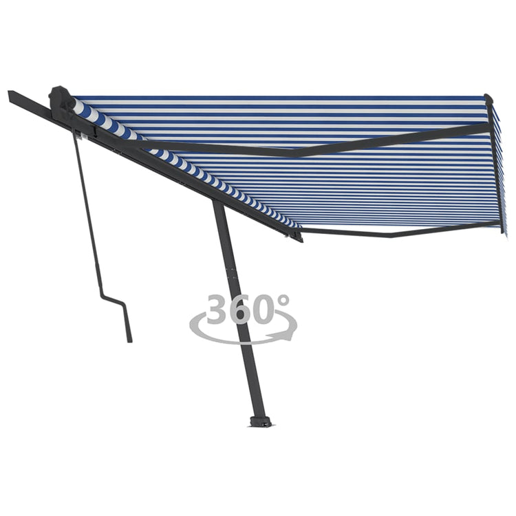 Vidaxl Laifel GRATUITE - Automatique 500x350 cm Bleu et blanc