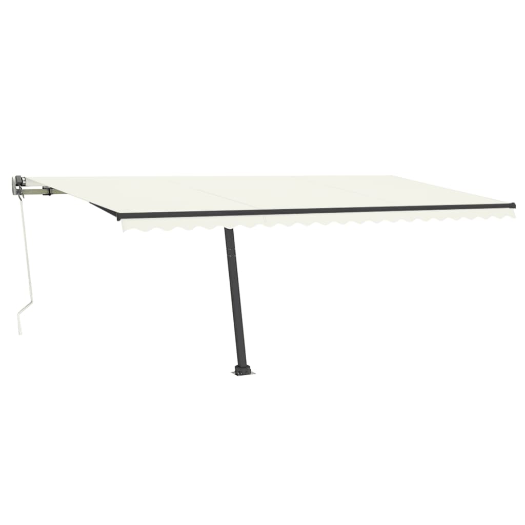 Vidaxl Luifel - Crème automatique 500x350 cm