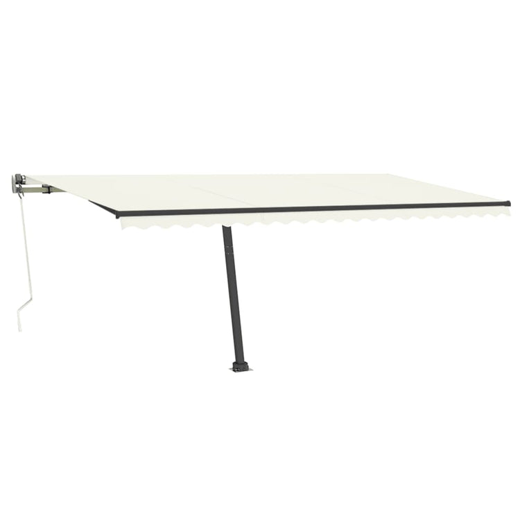 Vidaxl Luifel - Crème automatique 500x350 cm
