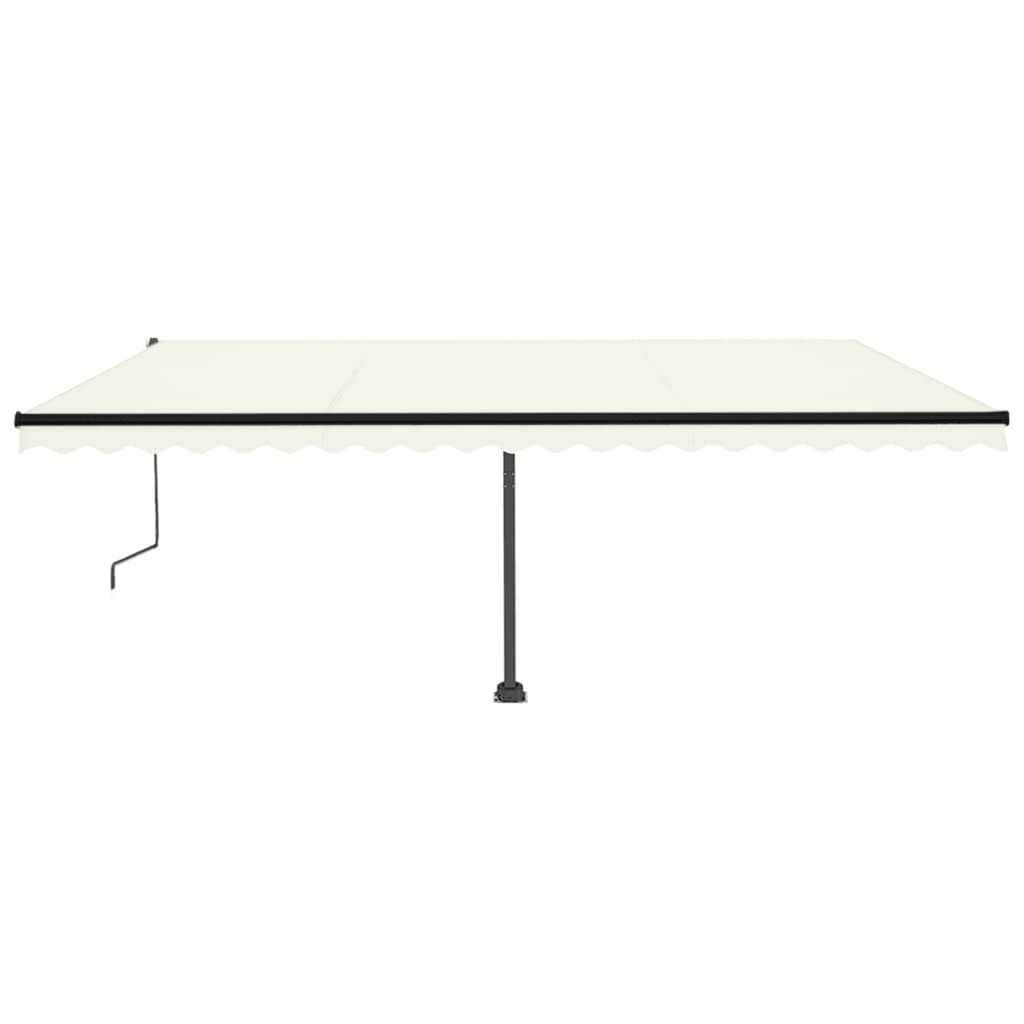 Vidaxl Luifel - Crème automatique 500x350 cm