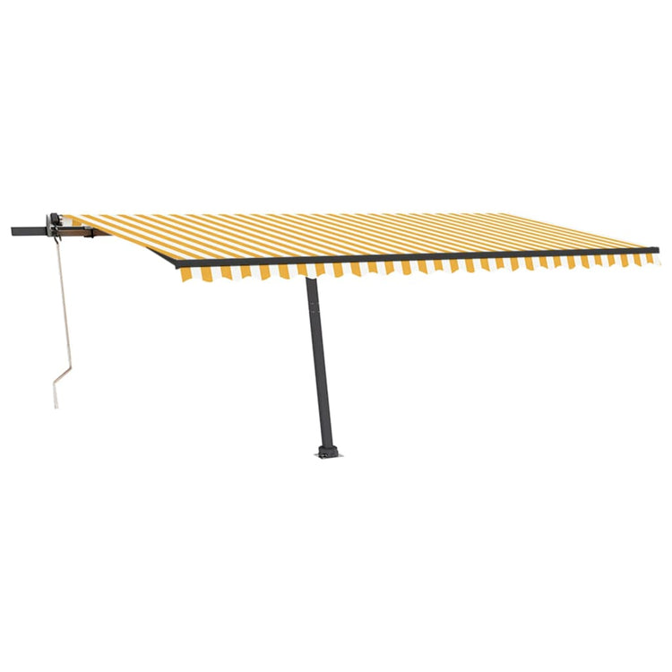 Vidaxl Laifel GRATUITE - Automatique 500x350 cm jaune et blanc