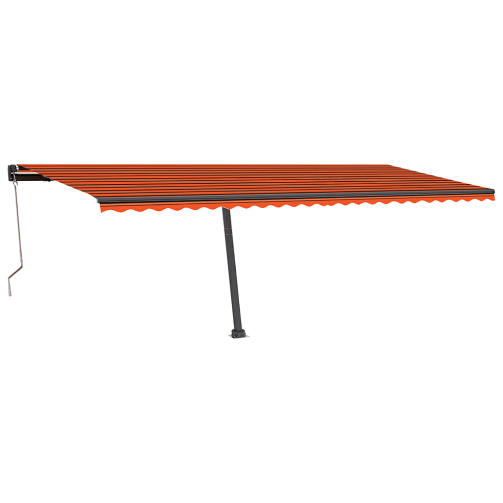 Vidaxl Luifel - Free - Automatique 600x350 cm et marron
