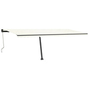 Vidaxl Luifel Automatique avec led et capteur de vent 600x350 cm couleur crème - afbeelding 2