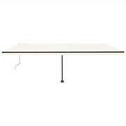 Vidaxl Luifel Automatique avec led et capteur de vent 600x350 cm couleur crème - afbeelding 3