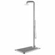 Douche extérieure vidaxl avec base gris 230 cm en acier inoxydable