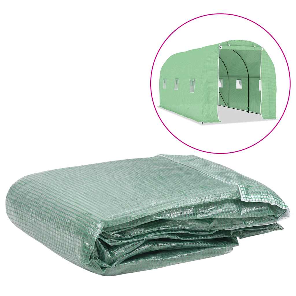 Vidaxl Kashoes Remplacement (9 m²) 200x450x200 cm vert