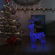 Vidaxl Christmas Decorations Reindeer 90 LEDS 60X16X100 CM acrylique