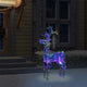 Vidaxl Christmas Decorations Reindeer 90 LEDS 60X16X100 CM acrylique