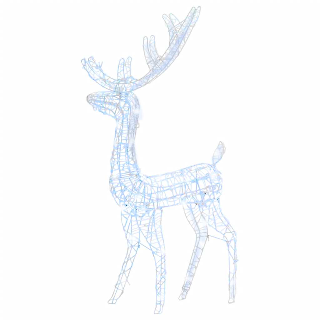 Vidaxl Christmas Decorations Rendeer 140 LEDS Cold White 120 cm Acrylique