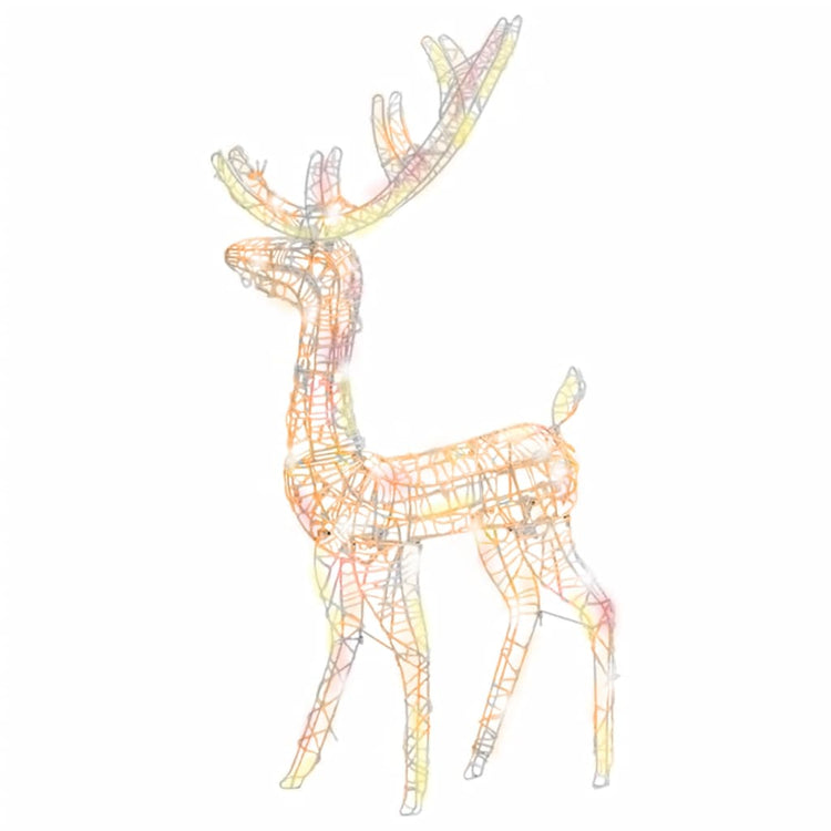 Vidaxl Christmas Decorations Rendeer 140 LEDS 120 cm Acrylique Multi-Color