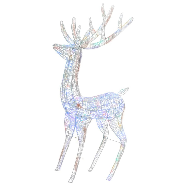 Vidaxl Christmas Decoration Rendeer 250 LEDS Multicolore 180 cm acrylique
