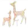 Vidaxl Christmas Decorations Rendeer Family 160 LED Multi-Colore Acrylique