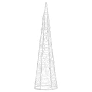 Vidaxl Cone léger LED décoratif blanc froid blanc 60 cm acrylique - afbeelding 3