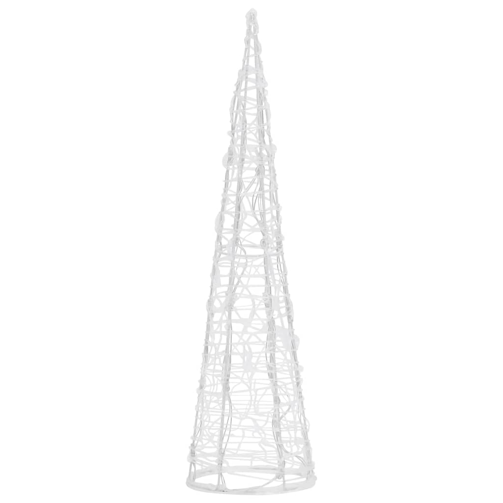 Vidaxl Cone léger LED décoratif blanc froid blanc 60 cm acrylique