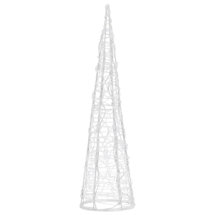 Vidaxl Cone léger LED décoratif bleu 60 cm acrylique