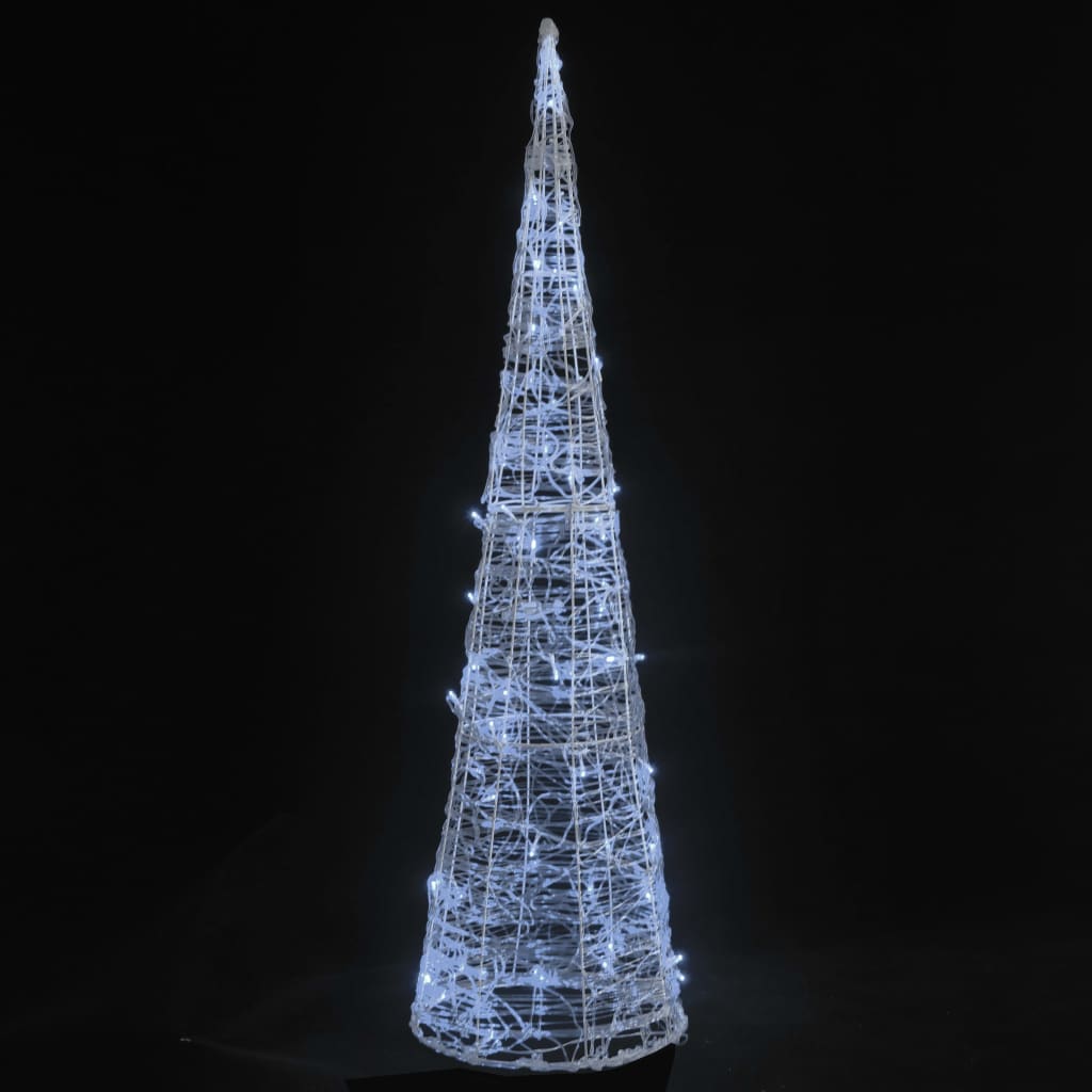 Vidaxl Cône léger LED Cold Cold White 120 cm Acrylique