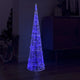 Vidaxl Cône léger LED Bleu 120 cm acrylique