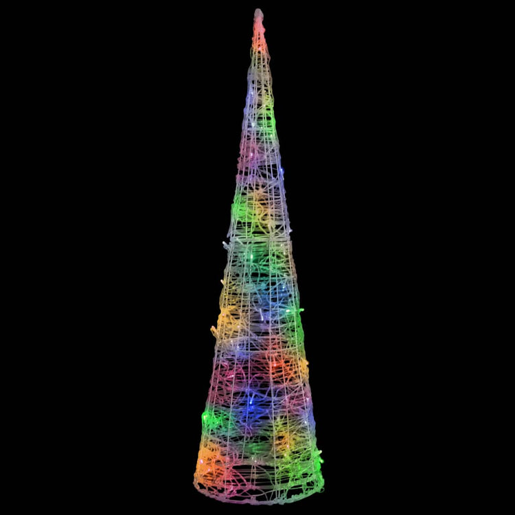 Vidaxl Cone léger LED Multi-colorant 120 cm acrylique