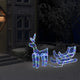 Vidaxl Christmas Lighting Rendalier and Slee avec Mesh 432 LEDS