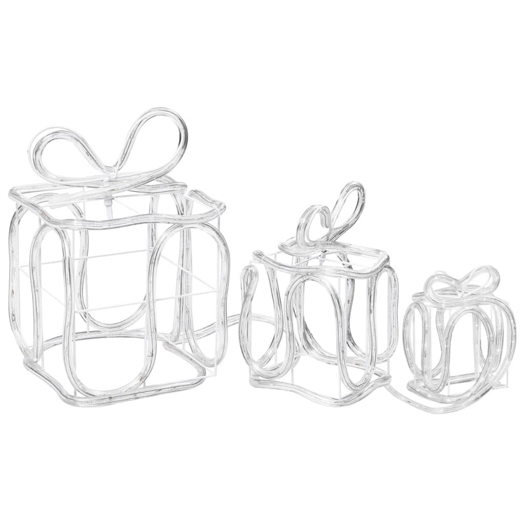 Boîtes-cadeaux d'éclairage de Noël Vidaxl 180 LED à l'intérieur et à l'extérieur