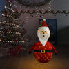 Vidaxl Decorative Santa LED Luxury Fabric 120 cm