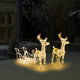 Décorations de Noël vidaxl renne et manche 160 LEDS 130 cm acrylique