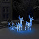 Décorations de Noël vidaxl renne et manche 160 LEDS 130 cm acrylique