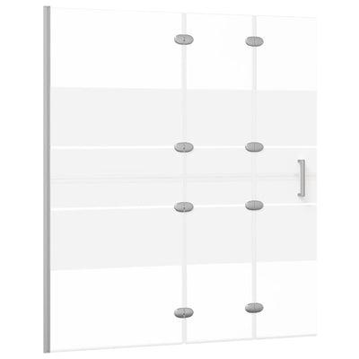 Enceinte de douche vidaxl pliable 120x140 cm ESG blanc