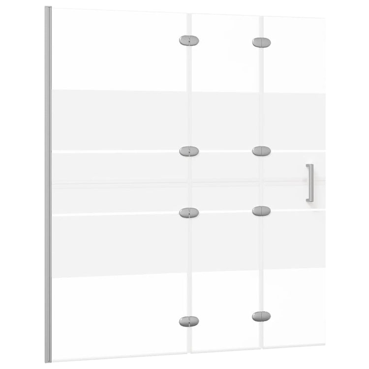 Enceinte de douche vidaxl pliable 120x140 cm ESG blanc