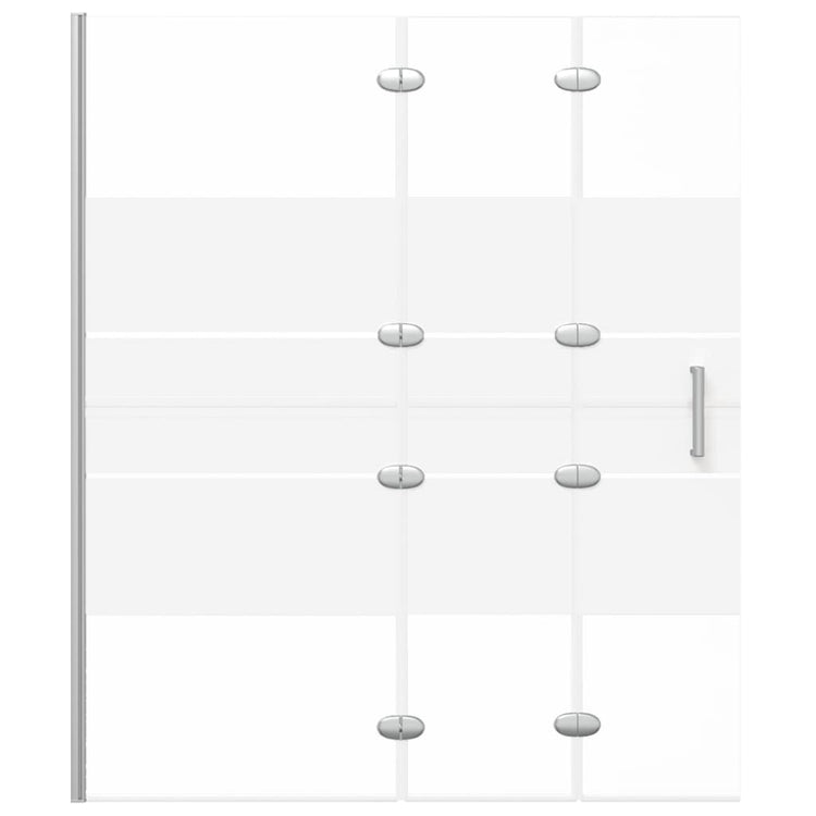 Enceinte de douche vidaxl pliable 120x140 cm ESG blanc