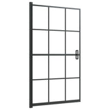 Vidaxx paroi de douche 80x140 cm esg noir - afbeelding 2