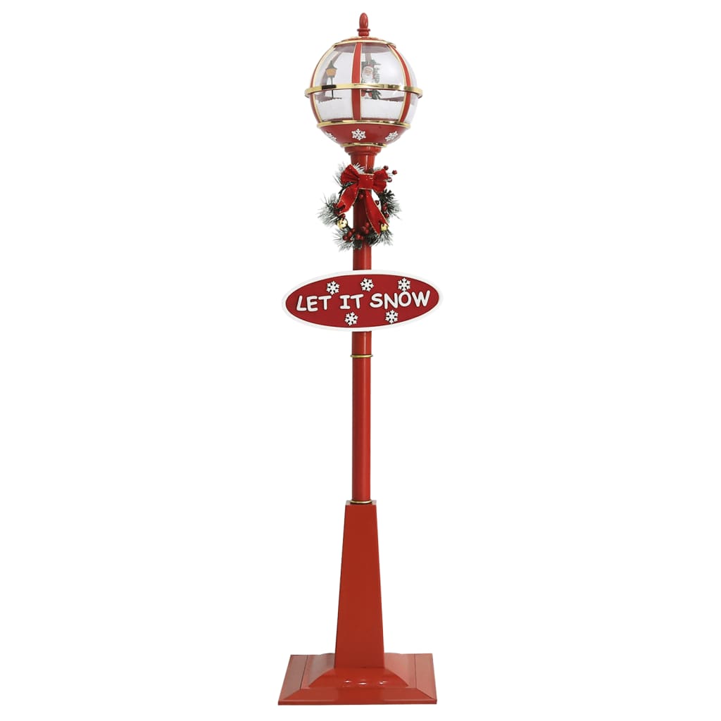 Vidaxl Straat Lampe avec le Père Noël a mené 175 cm