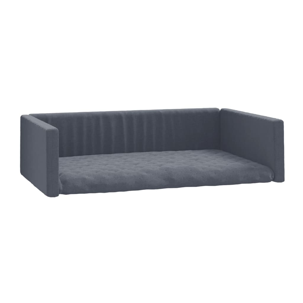 Vidaxl Car panier de chien Look Look 70x45 cm Gray