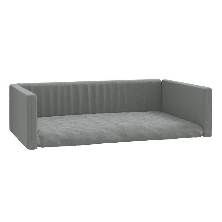 Vidaxl Car Panier de chien Look Look 110x70 cm Gris clair